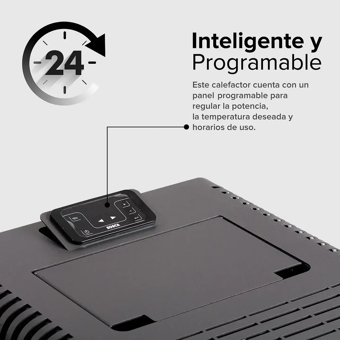 Calefactor a Pellet Bosca Black Vision Negro – Diseño Panorámico y Alta Eficiencia 6