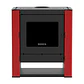 Calefactor Bosca a Leña Gold 500 Burdeo Black Vision CERT – Alto Rendimiento para 220 m² - Miniatura 2