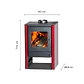 Calefactor a Leña Bosca Gold 380 Burdeo CERT - Miniatura 3