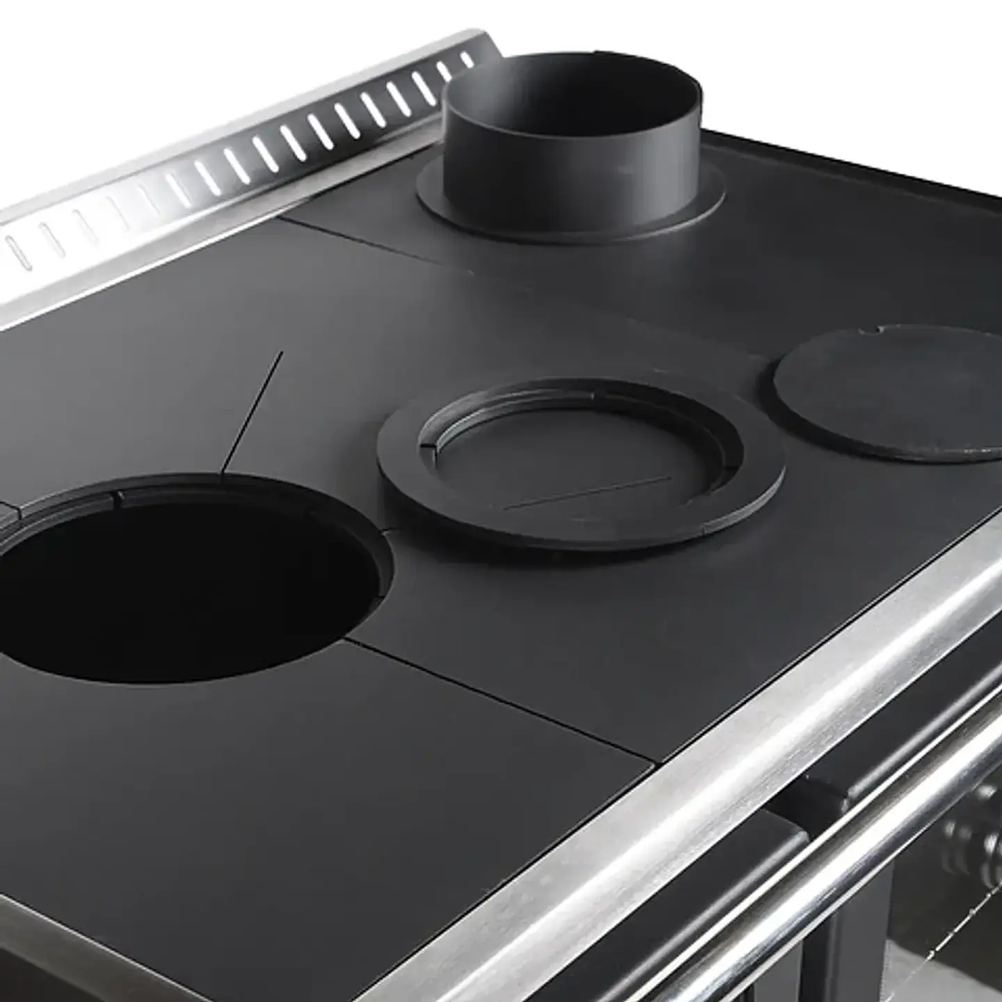 Cocina a Leña Bosca Hestia 90 Charcoal | Calefacción y cocina eficiente con horno de gran capacidad 3