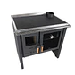Cocina a Leña Bosca Hestia 90 Charcoal | Calefacción y cocina eficiente con horno de gran capacidad - Miniatura 8