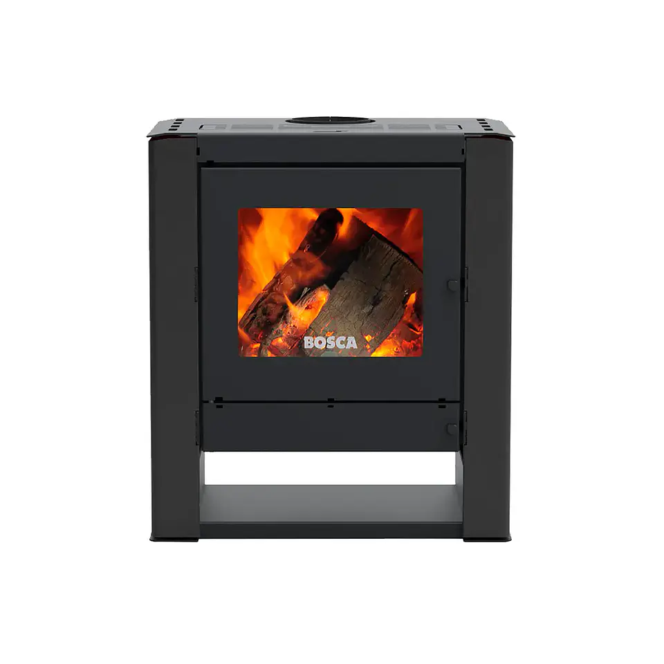 Calefactor a Leña Bosca Gold 500 Charcoal CERT – Máxima Potencia y Alto Rendimiento 1