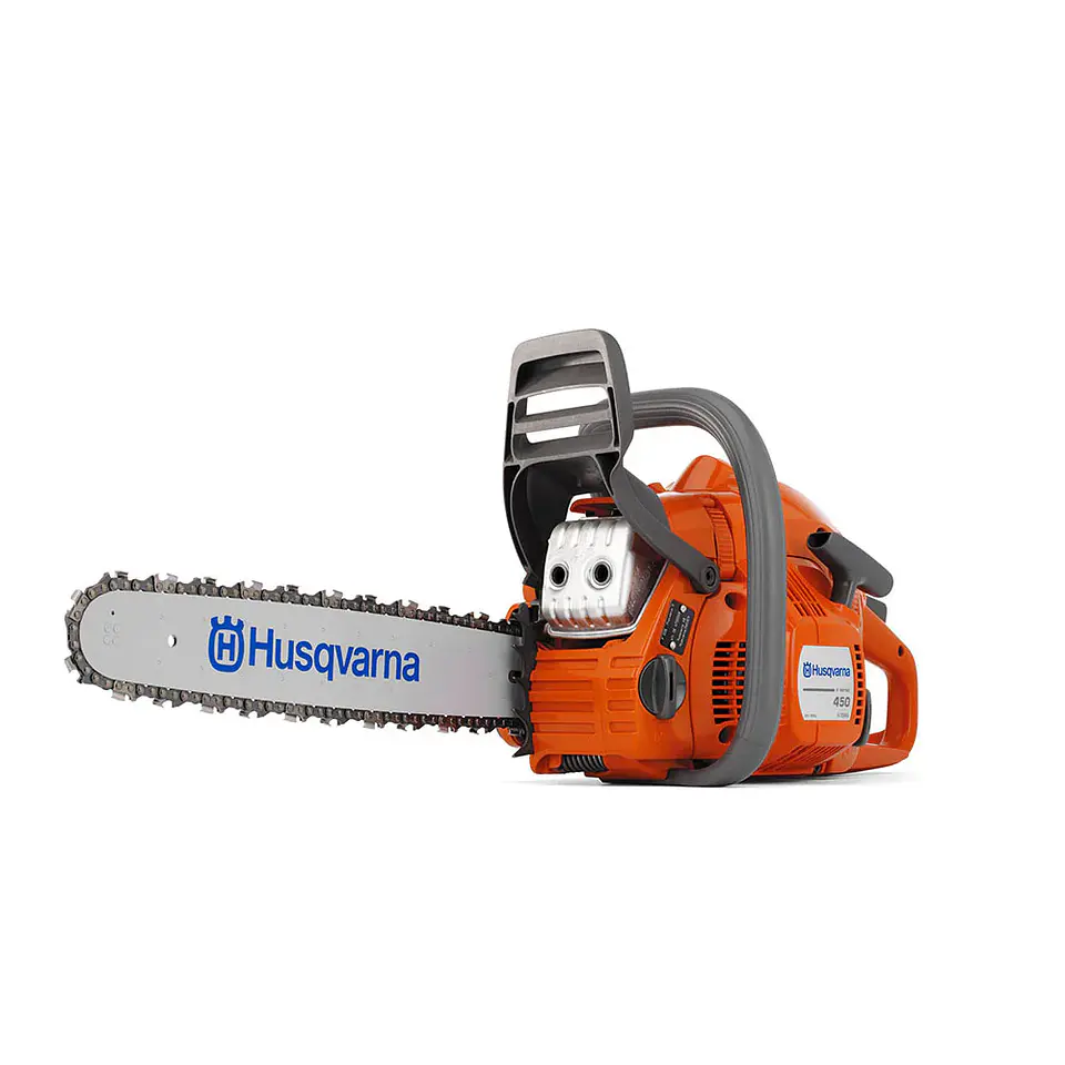Motosierra Husqvarna 450 II 18″ Profesional – Motosierra 50cc Alta Potencia para Leña y Tala 1