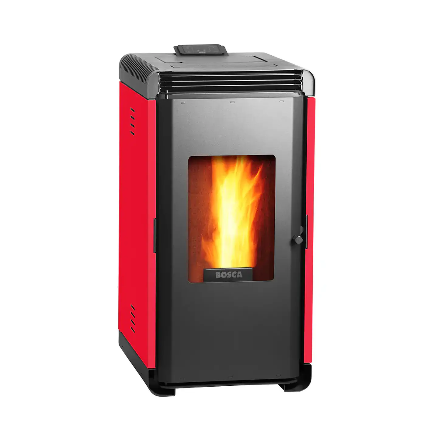 Calefactor a Pellet Bosca Hera + Roja Certificado – Estufa a Pellet Bosca Alto Rendimiento 1