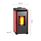 Calefactor a Pellet Bosca Hera + Roja Certificado – Estufa a Pellet Bosca Alto Rendimiento - Miniatura 4