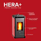 Calefactor a Pellet Bosca Hera + Roja Certificado – Estufa a Pellet Bosca Alto Rendimiento - Miniatura 5