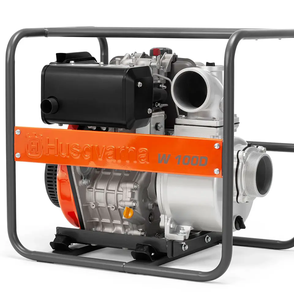 Motobomba Diésel Husqvarna 8.5 HP – Alto Caudal para Trabajo Exigente 2