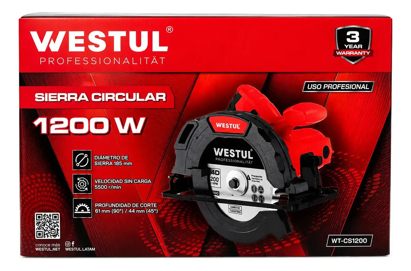 Sierra Circular 1200W WT-CS1200 3