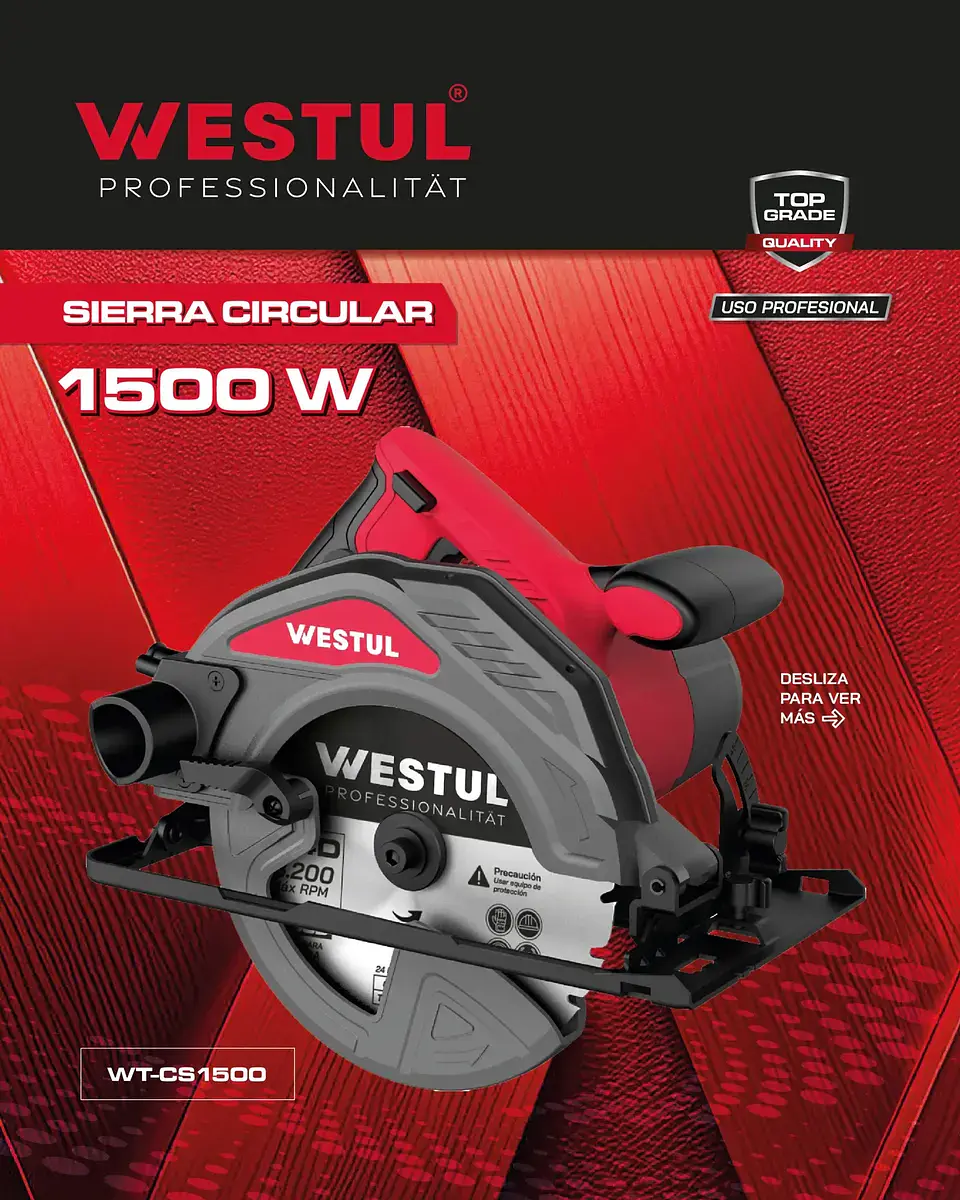 Sierra Circular 1500W WT-CS1500 2