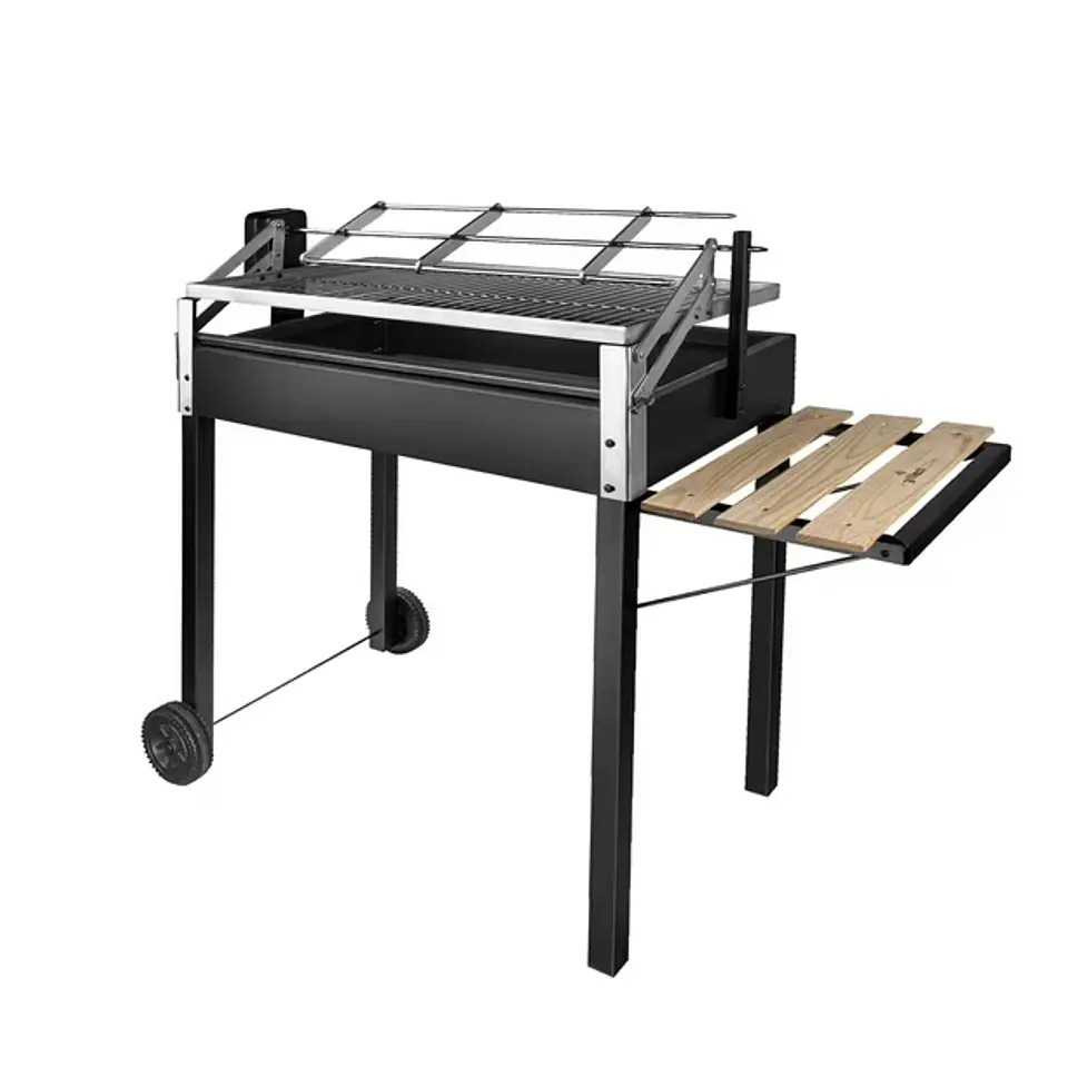Parrilla Magallánica Rectangular con Espiedo Grilltech Lioi 1