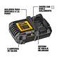 Sierra circular inalambrica 7 1/4  con 1 bateria dewalt - Miniatura 2