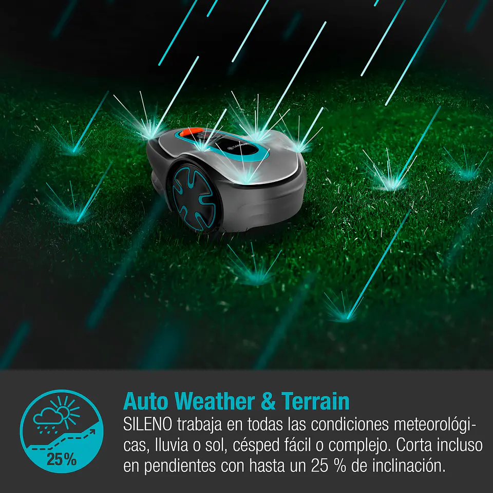 Robot Cortacésped GARDENA SILENO minimo 500 m 8