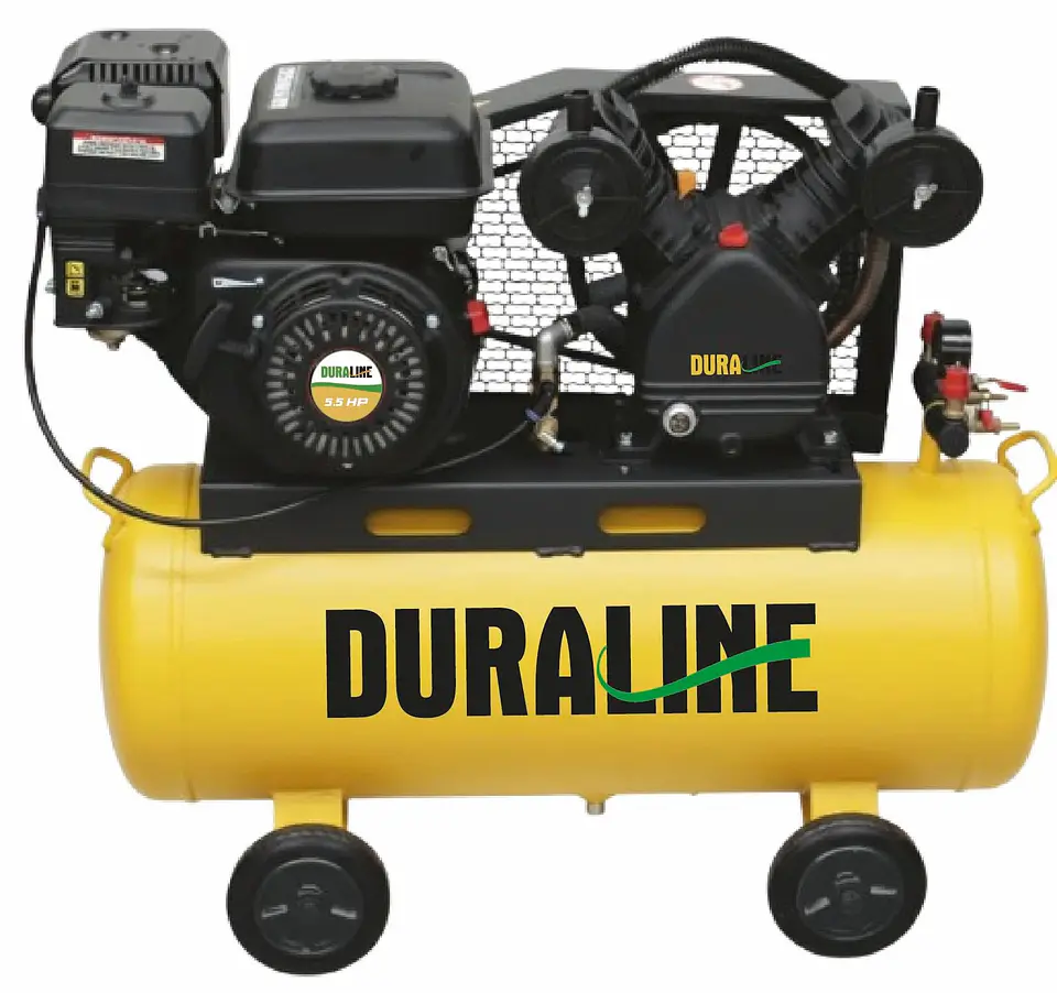 Compresor de Aire Duraline 5,5 HP con Estanque de 100 Litros 1
