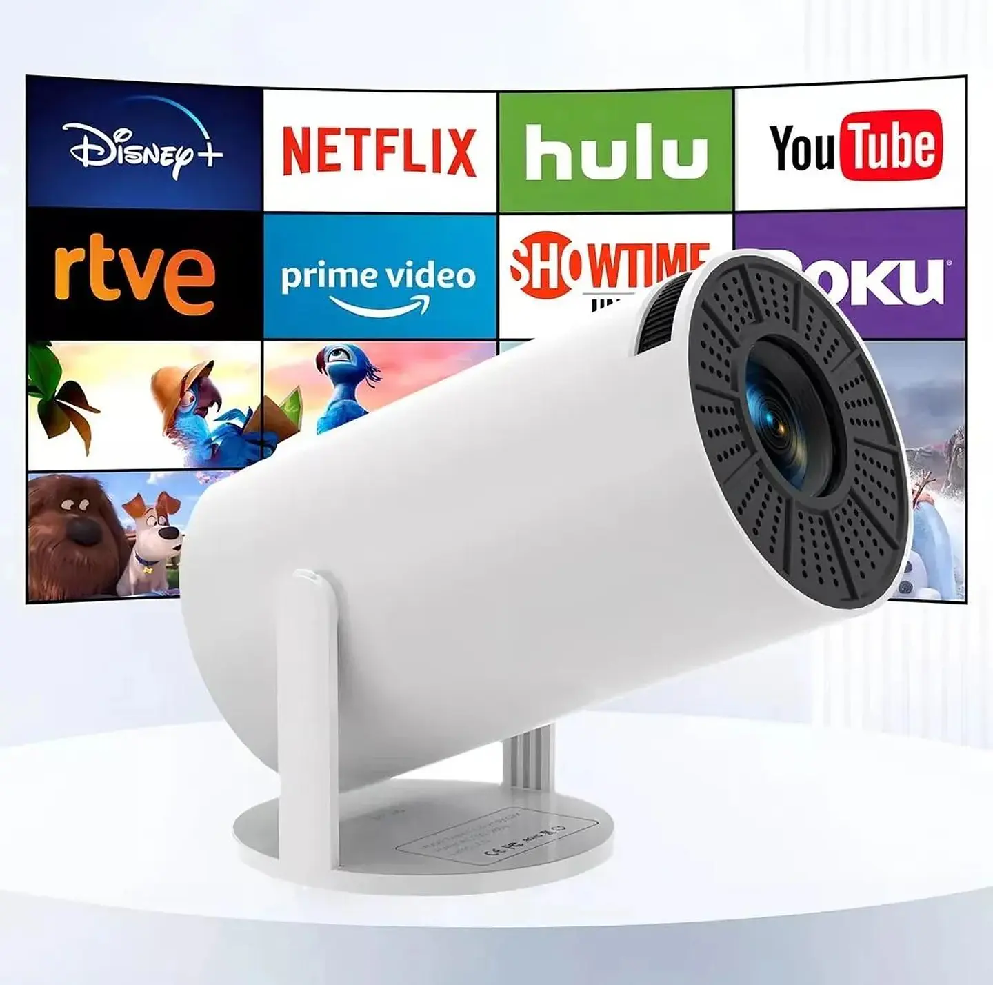 Proyector Smart 4K Ultra HD HomeCinema WiFi Android 1