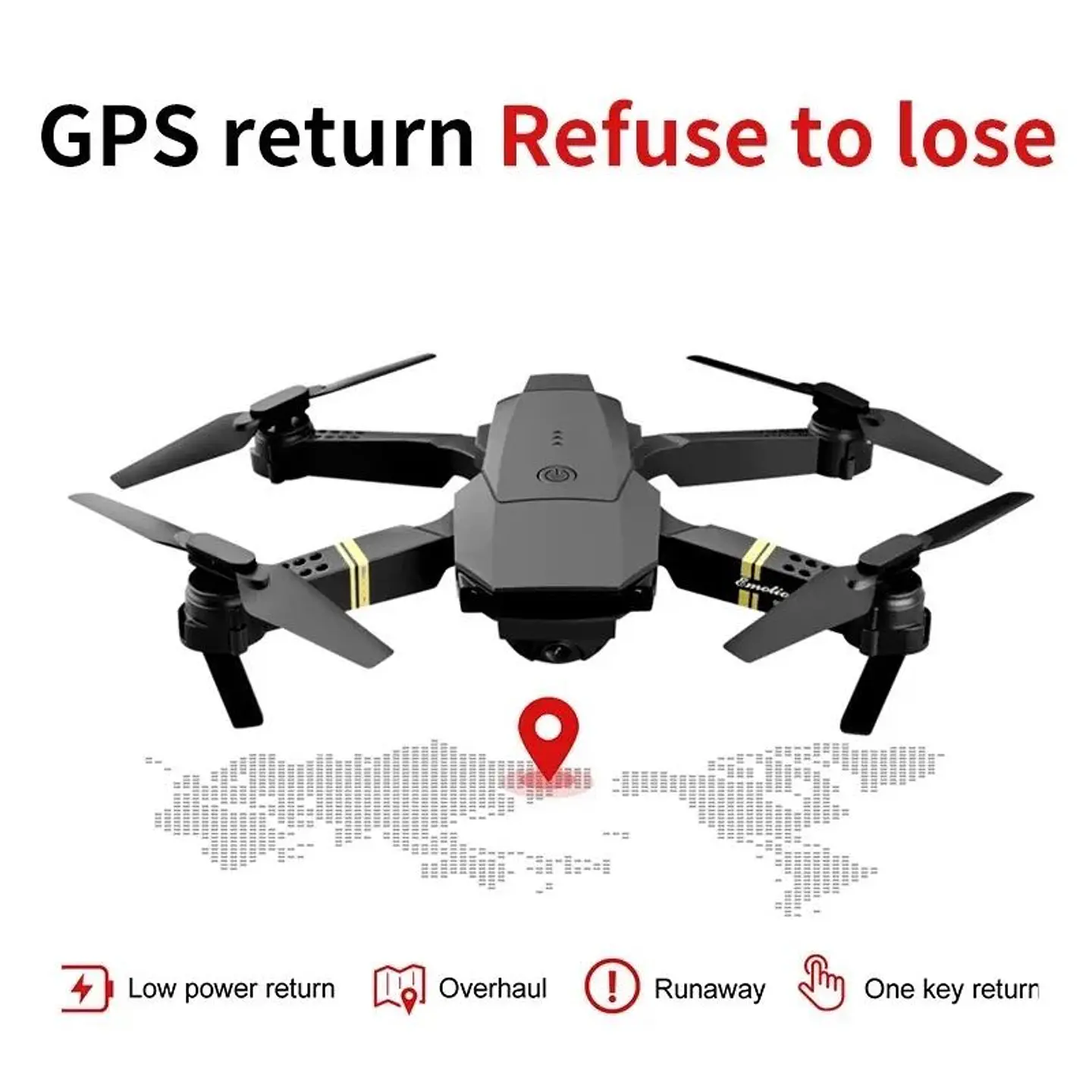 Dron 4K Doble Cámara WiFi Plegable para Principiantes 3
