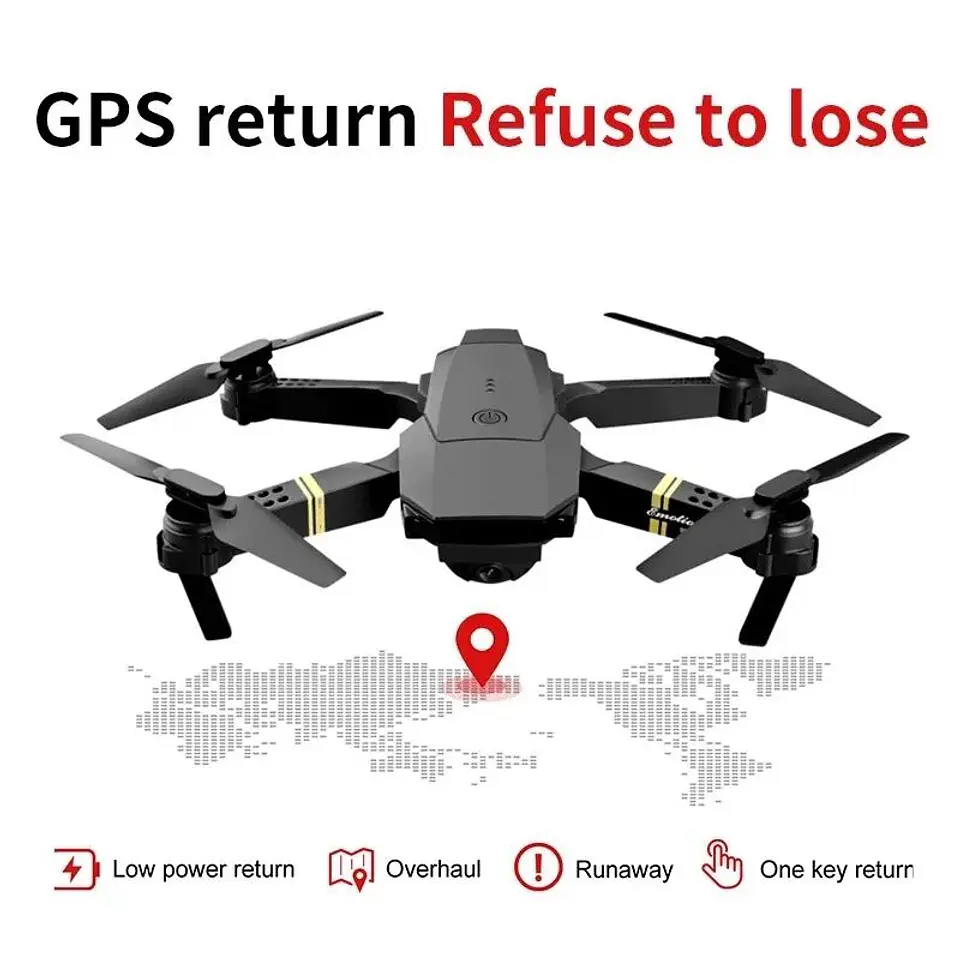 Dron 4K Doble Cámara WiFi Plegable para Principiantes 3