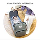 Mochila Maternal 3 en 1 Cuna, Mudador y Pañalera Impermeable - Miniatura 3