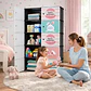 Clóset Infantil de Tela Portátil Modular con Estantes - Miniatura 5