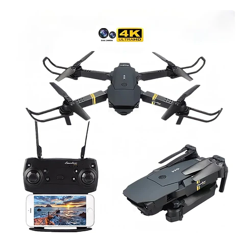 Dron con Doble Cámara 4K WiFi para Fotografía y Video
