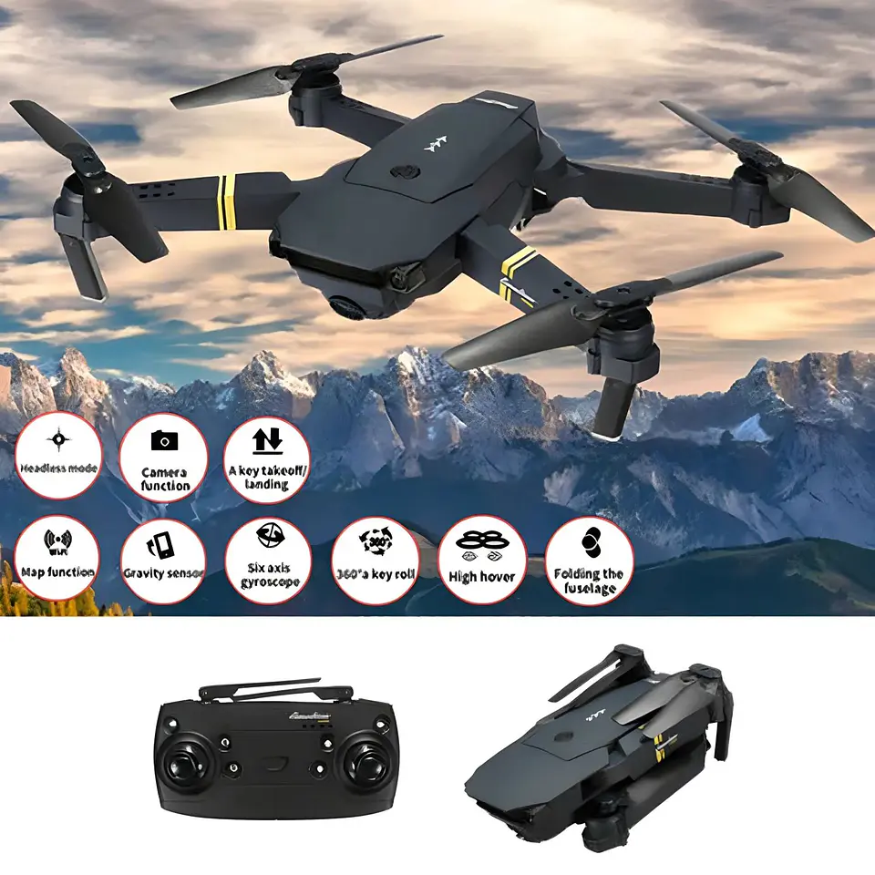 Dron con Doble Cámara 4K WiFi para Fotografía y Video 4