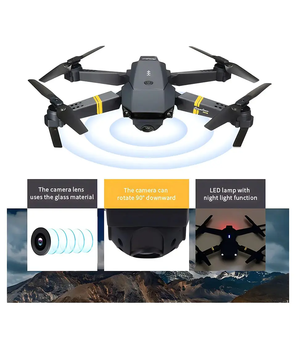 Dron con Doble Cámara 4K WiFi para Fotografía y Video 6
