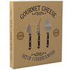 SET 3 CUCHILLOS PARA QUESO GOURMET CHEESE
