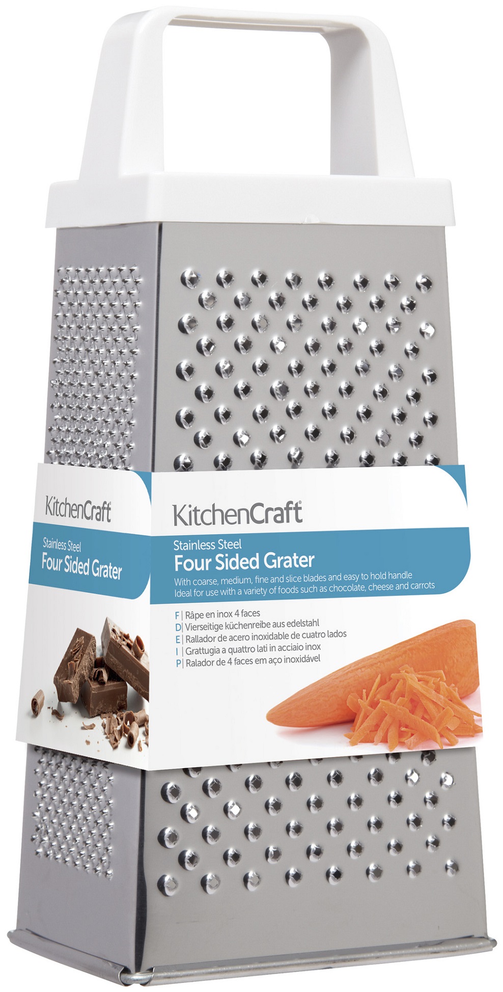 RALLADOR 4 LADOS INOX KITCHEN CRAFT