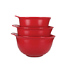 SET 3 BOWLS PARA MEZCLAR ROJO KITCHEN AID