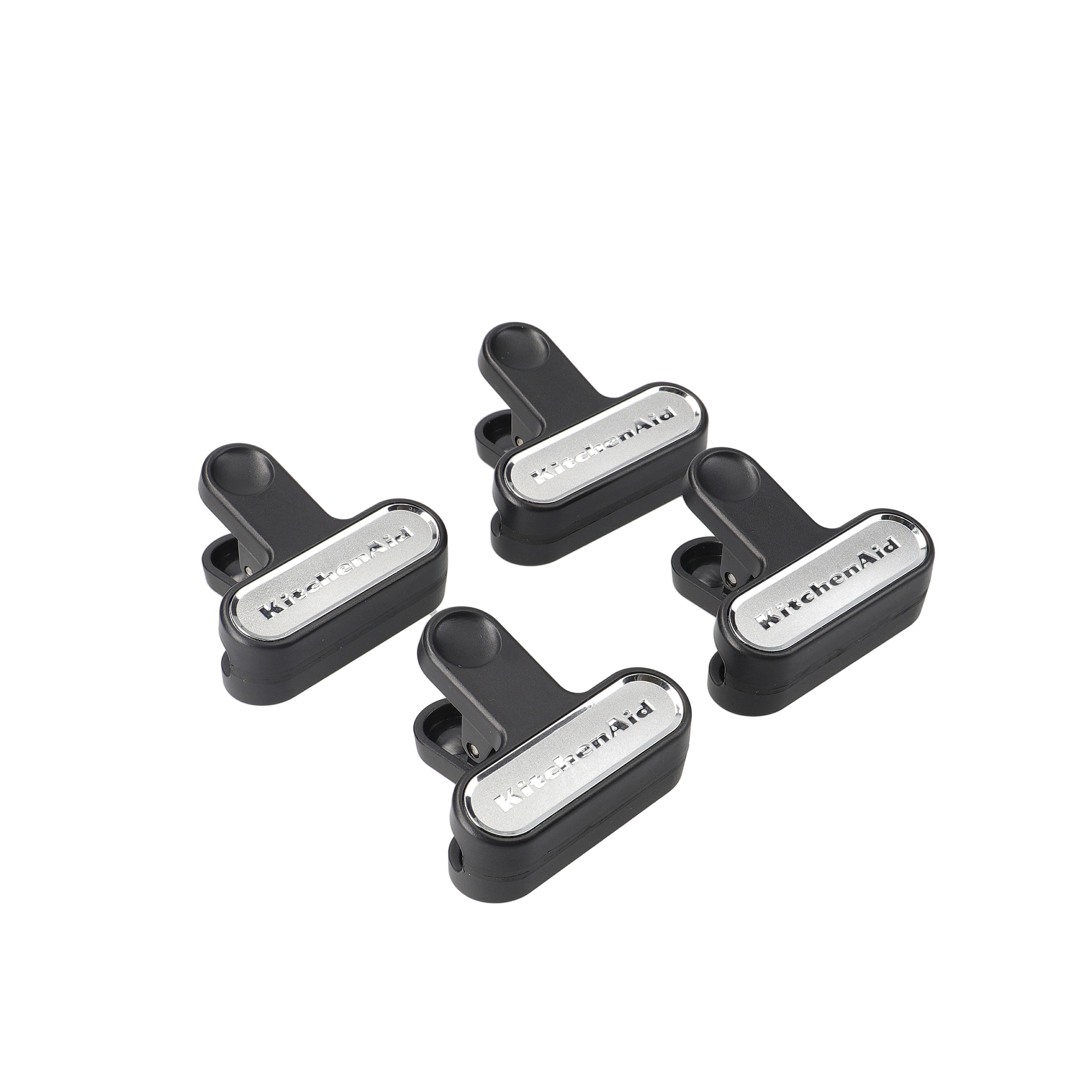 SET 4 CLIPS PARA BOLSAS NEGRO KITCHEN AID