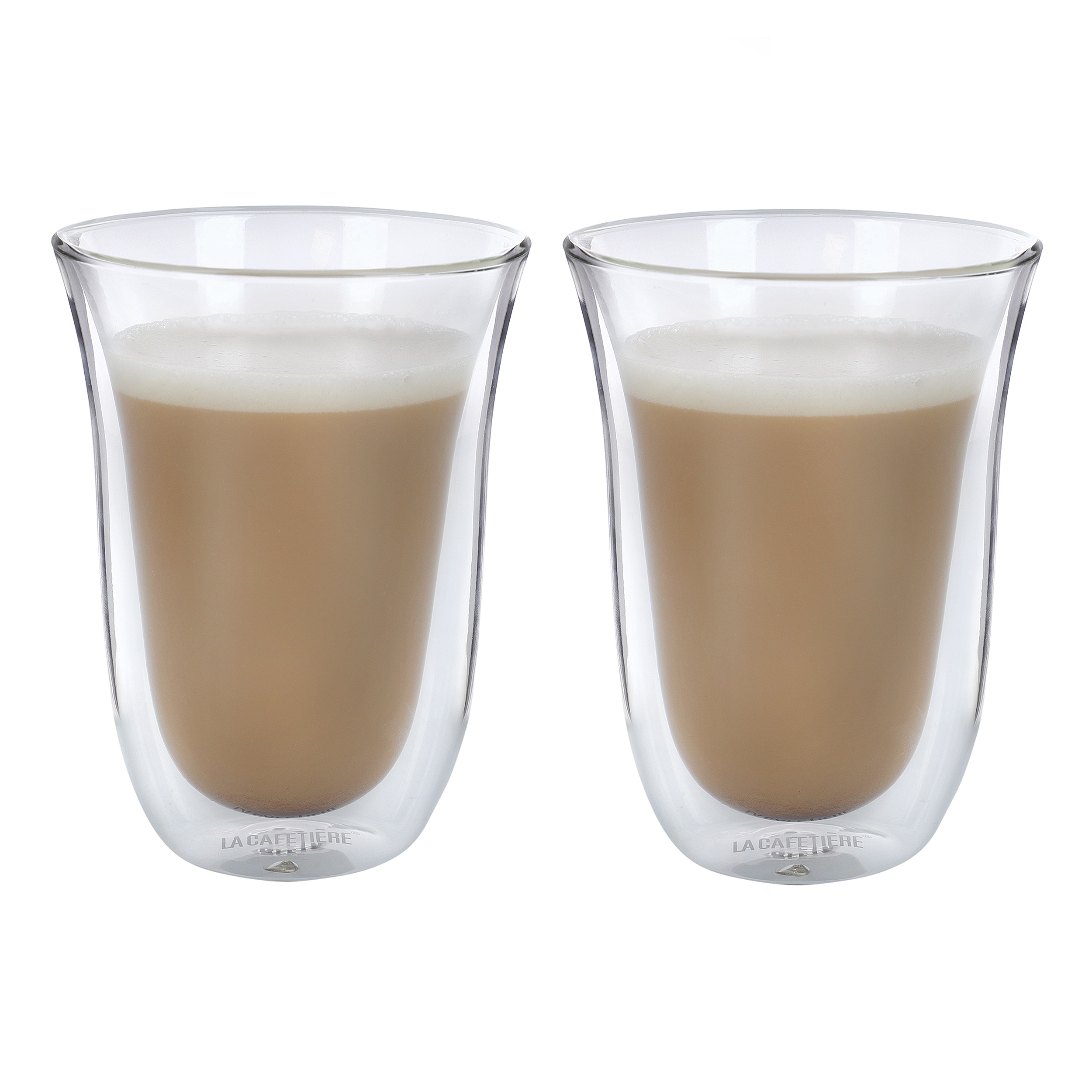 SET 2 TAZAS LATTE DOBLE PARED LA CAFETIERE 