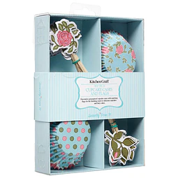 SET MOLDES DE PAPEL + ADORNOS FLORES