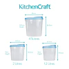 SET 3 CONTENEDORES/DISPENSADORES KITCHEN CRAFT