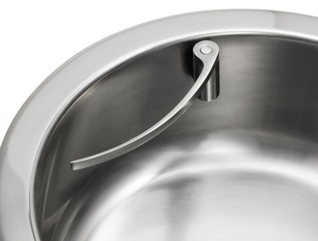 COLGADOR PAÑOS INOX CURVO