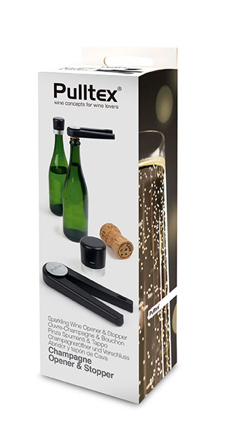 SET ABRIDOR Y TAPÓN ESPUMANTE PULLTEX
