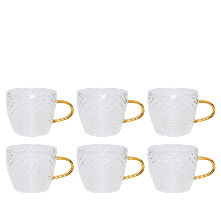 Set 6 Mini Tazas Escamas 120ml Topsoc 1