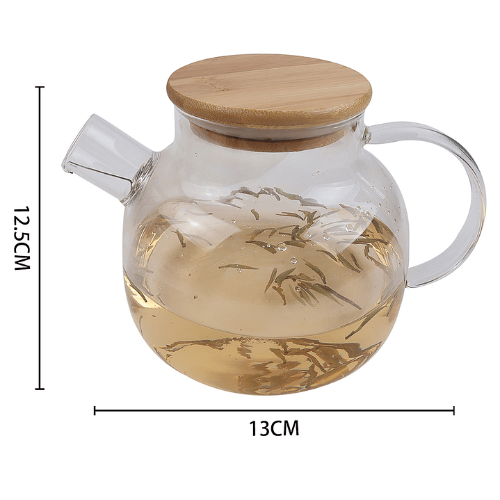 Tetera de Vidrio Chapin 1000ml Topsoc 2