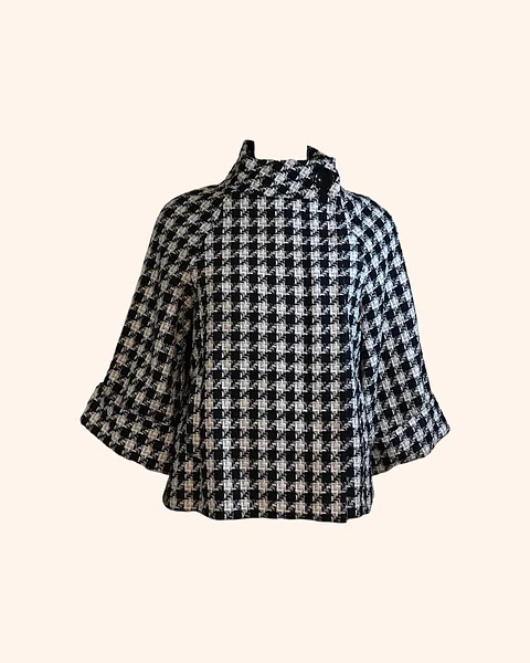 Chaqueta cuadrillé
