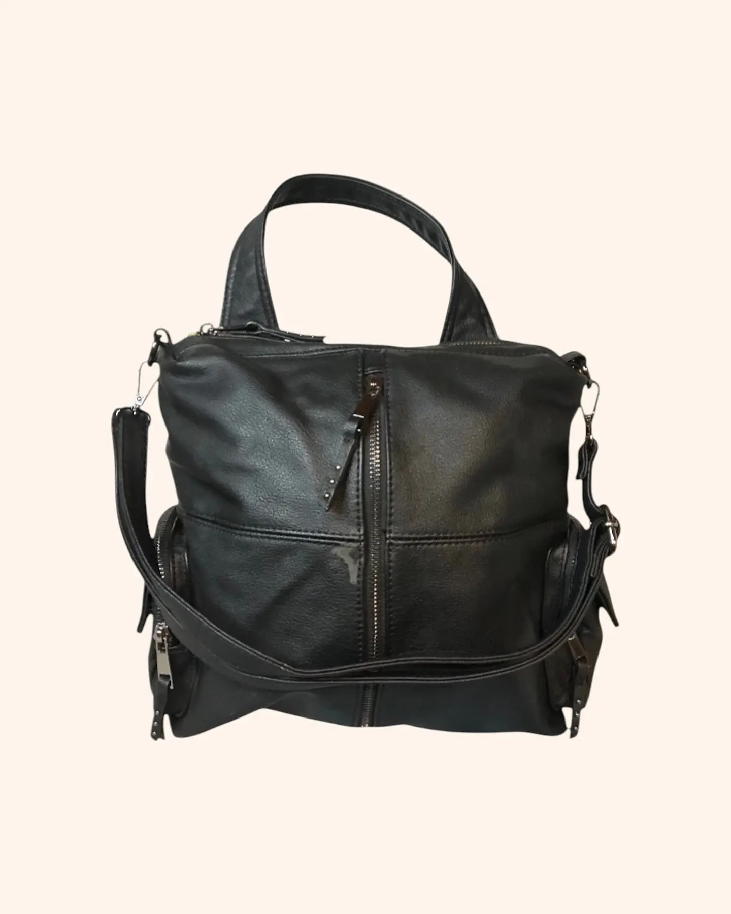 Cartera mochila Lounge negra 1
