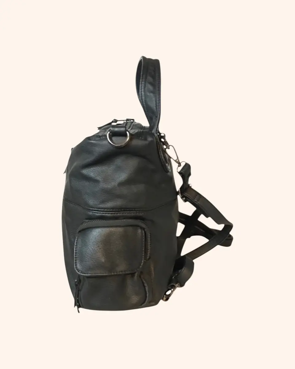 Cartera mochila Lounge negra 3