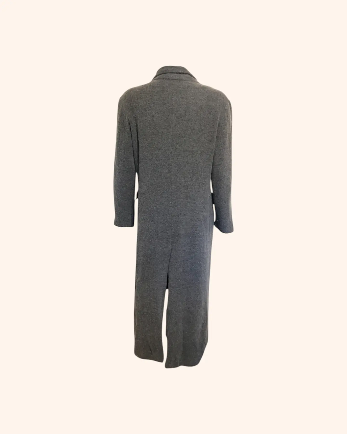 Abrigo lanilla gris REMATE 3