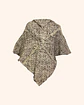 Poncho artesanal lana blanco NUEVO - Miniatura 3