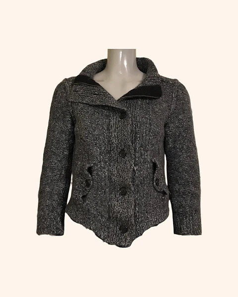 Chaleco XXXX lana gris REMATE
