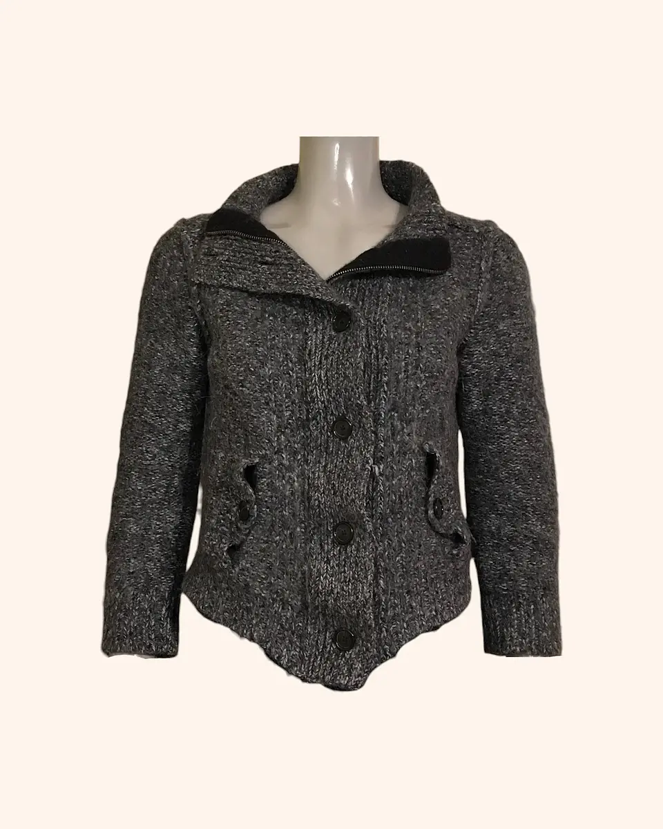 Chaleco XXXX lana gris REMATE 2