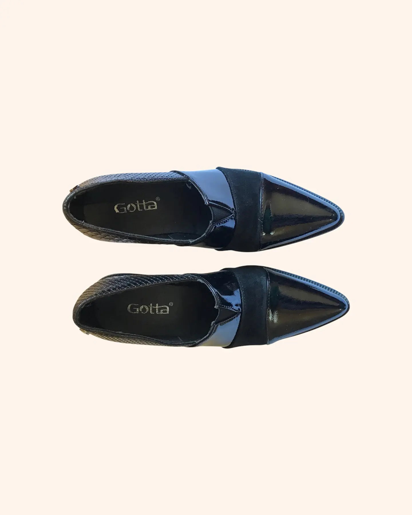 Zapato Gotta negro charol 2