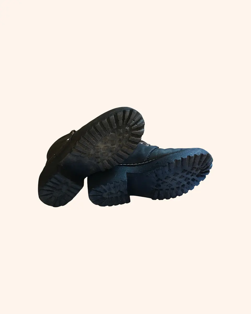 Botines cuero azul oscuro REMATE 4