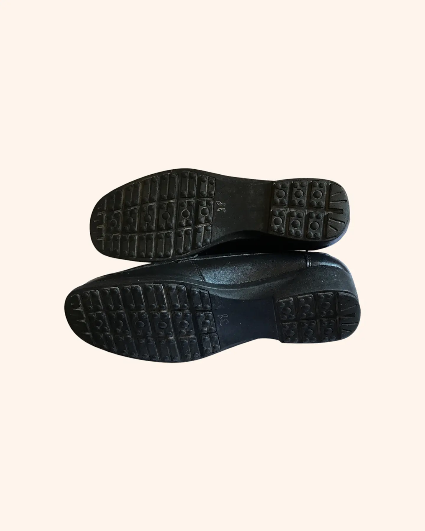 Mocasín cuero Artesanal negro 3