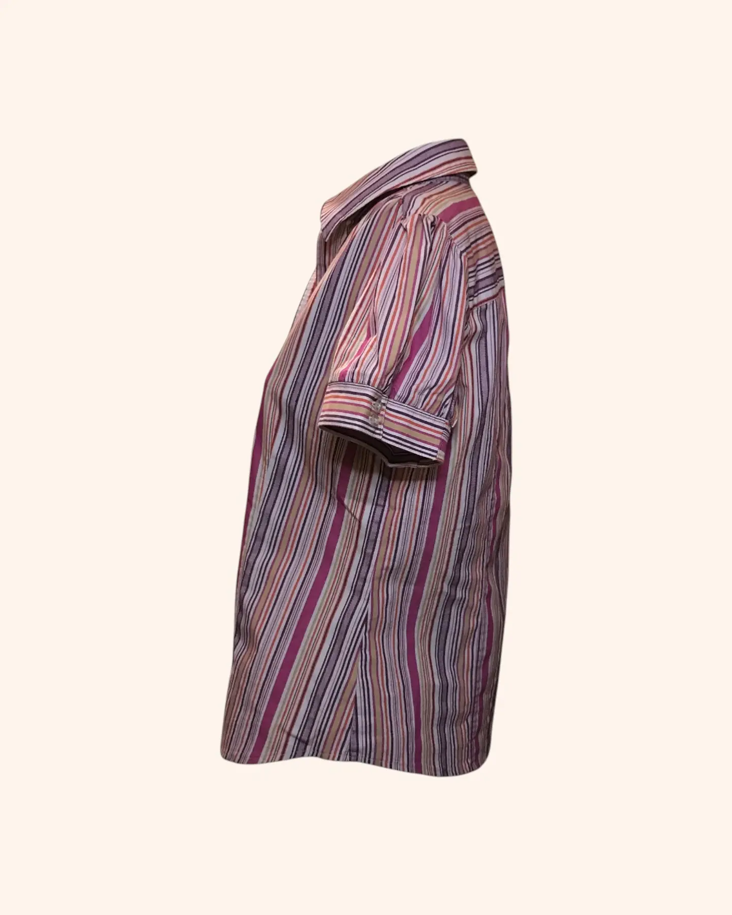 Blusa rayas manga corta 3