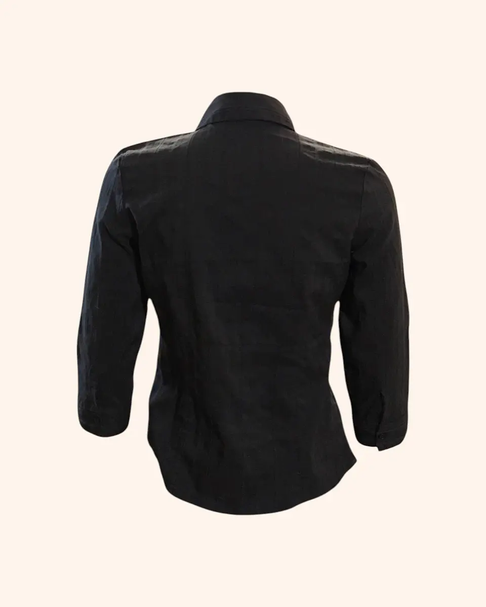 Blusa negra manga 3/4 2