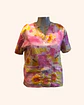 Polera clínica rosada con amarillo REMATE - Miniatura 1