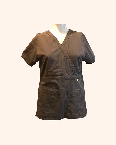 Polera clínica café